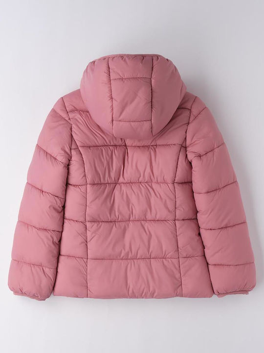 Kids' Casual Jacket with Hood Pink