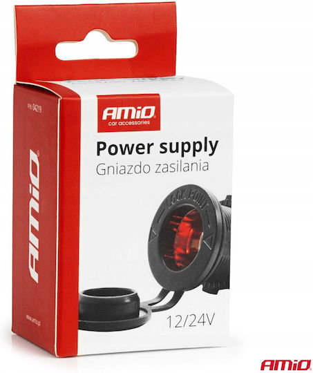 AMiO Αντάπτορας Αναπτήρα Αυτοκινήτου 12V - 24V