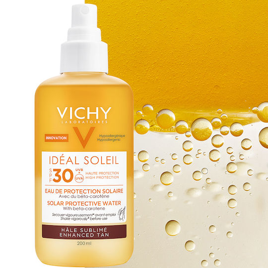 Vichy Capital Soleil Хидратиращ Водоустойчив Слънцезащитен Лосион за Тяло SPF30 Спрей 200ml