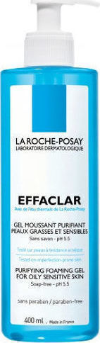 La Roche Posay Effaclar Gel Cleansing Face for Acne-Prone Skin 400ml
