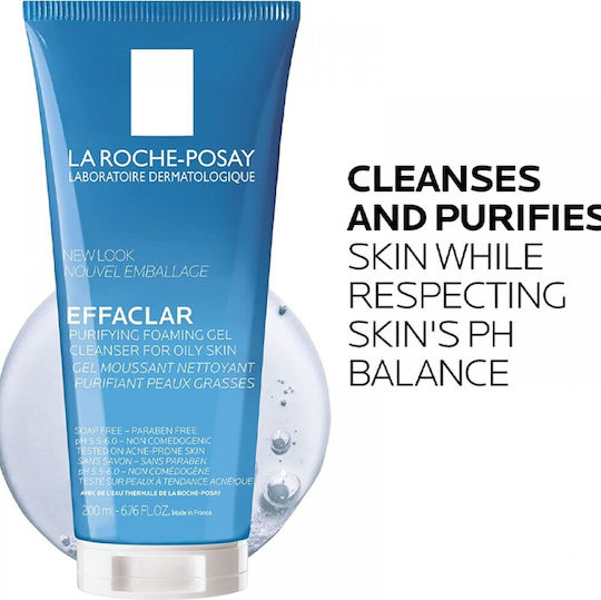 La Roche Posay Effaclar Gel Cleansing Face for Acne-Prone Skin 200ml