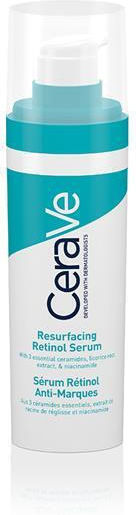 CeraVe Resurfacing Retinol Αντιγηραντικό Serum Προσώπου με Ρετινόλη & Νιασιναμίδη για Λεύκανση & Ακμή 30ml