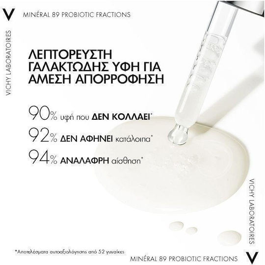 Vichy Mineral 89 Probiotic Fractions Ενυδατικό & Αντιγηραντικό Booster Προσώπου με Νιασιναμίδη & Υαλουρονικό Οξύ για Αποτοξίνωση & Θρέψη 30ml