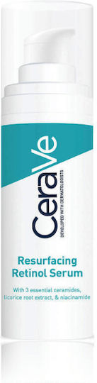 CeraVe Resurfacing Retinol Αντιγηραντικό Serum Προσώπου με Ρετινόλη & Νιασιναμίδη για Λεύκανση & Ακμή 30ml