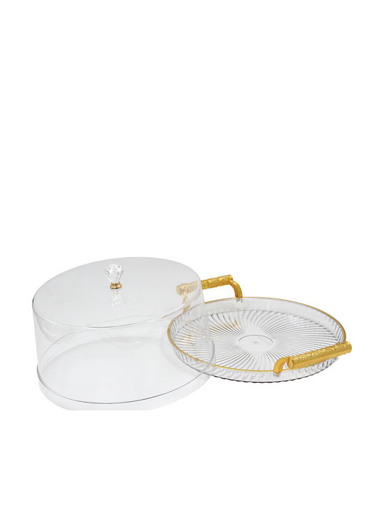 Keskor Cake Stand Gold 36x30x14cm