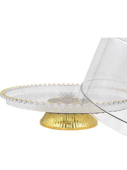 Keskor Cake Stand Gold 31x31x19cm