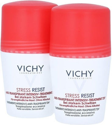 Vichy Stress Resist Дезодорант 72h Рол-он 2x50ml