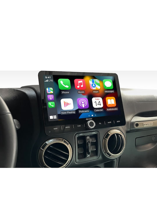 Dynavin Ηχοσύστημα Αυτοκινήτου για Jeep Wrangler 2007-2017 (Bluetooth/USB/AUX/WiFi/GPS/Apple-Carplay/Android-Auto) με Οθόνη Αφής 10"