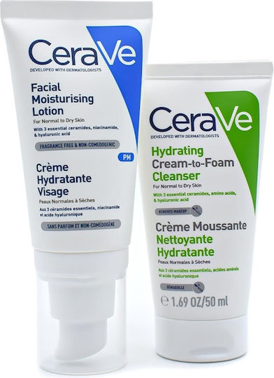 CeraVe Moisturising Σετ Περιποίησης για Ενυδάτωση & Καθαρισμό Προσώπου