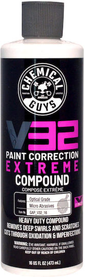 Chemical Guys V32 Optical Grade Extreme Compound Αλοιφή Κεραμικής Επίστρωσης Αυτοκινήτου 473ml