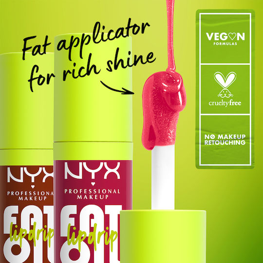 NYX Professional Makeup Fat Oil Lip Drip 04 That's Chic 4.8ml