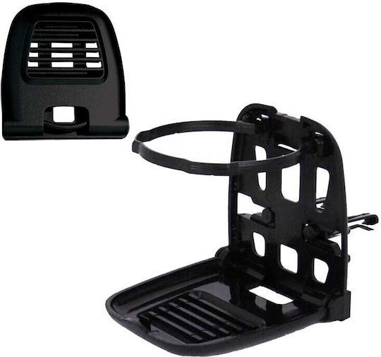Carman Car Cup Holder 1 Position for AC Vents in Black Color