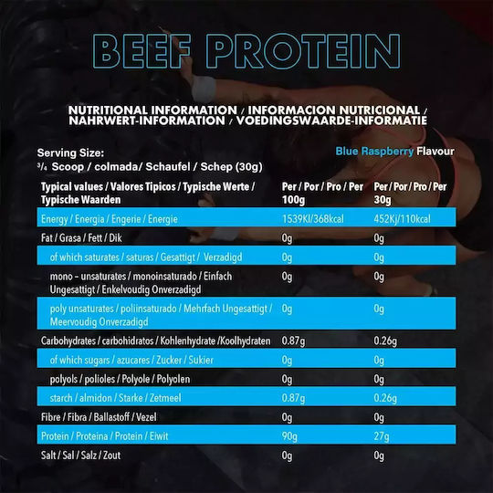 Nxt Nutrition Summer Six Pack Χωρίς Γλουτένη & Λακτόζη με Γεύση Blue Raspberry 6x30gr