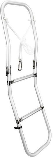 Lalizas 2 Steps Folding Boat Ladder Aluminum Folding Ladder for Inflatable Boats 240x900mm 2 Steps