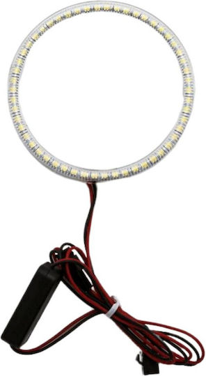 Car Headlight Angel Eyes Rings 12V BMW E46 White Color 1pcs