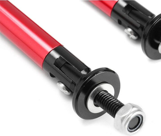 Set 2 Idealstore Verlängerungsstangenhalterungen Länge 100mm Universal Silberfarbe