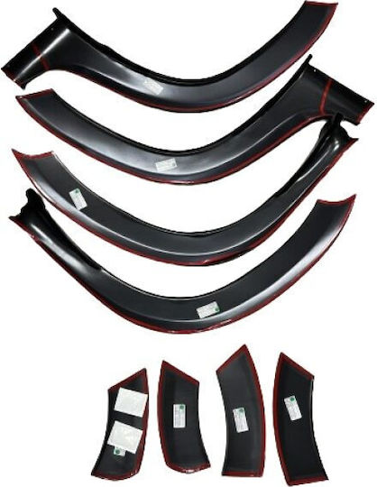 Set 8 Protectoare Aripi Idealstore Dacia Duster I 2010-2017 Plastic ABS de Înaltă Calitate