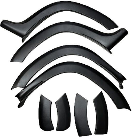 Idealstore Set 12 Protectoare pentru Uși Dacia Duster I 2010-2017 Fabricate din Plastic ABS de Înaltă Calitate Premium