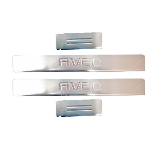 S-dizayn Innenraum Dekorative Türschwellen für Autos Chevrolet Aveo 4pcs