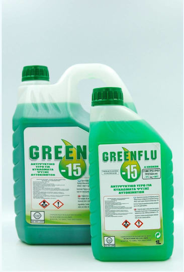 Greenflu Lichid de răcire pentru motorul mașinii Mașină -15°C/+106°C Verde Culoare 1lt