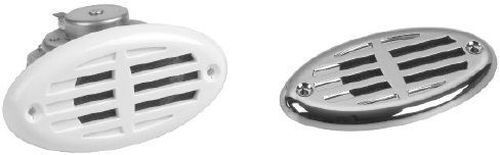 Eval Пластмасов рецесиран рог 115±5dB 12V Бял 04964-W