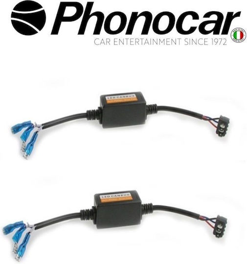 Phonocar CAN-Bus-Fehleranzeige-Deaktivatoren für Autos für Lampe H13 12V 2Stück 07.570