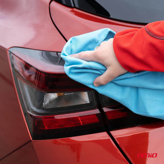 AMiO Cloth Microfiber Cleaning for Windows Car Blue 60x40cm