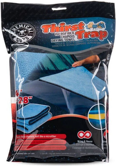 Chemical Guys Thirst Trap Tuch Mikrofaser Trocknen für Körper Auto 70x60cm