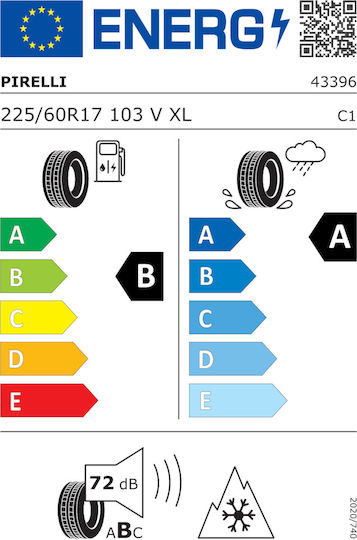 Pirelli Cintur.allseas.sf3 225/60r 17 103v Tl Cint.all Seas.sf-3 Xl Extra Load