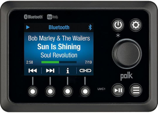 Polk Audio Ultramarine P2 Ηχοσύστημα Σκάφους 50W με AUX / Bluetooth / USB Μαύρο