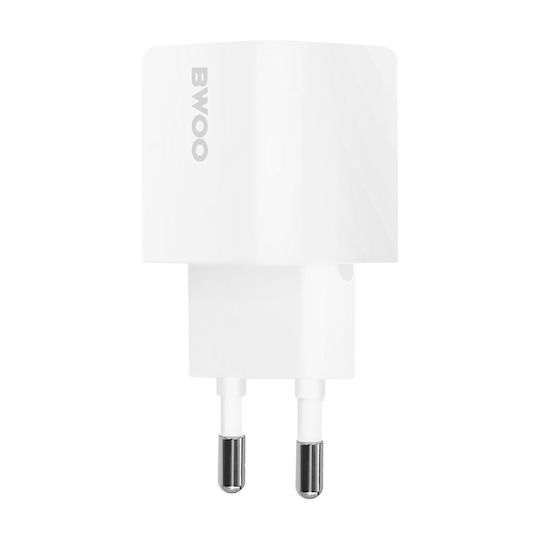 BWOO Φορτιστής Χωρίς Καλώδιο GaN με Θύρα USB-C 30W Power Delivery Λευκός (GaN)