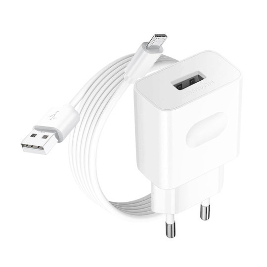 Huawei Handyladegerät und Kabel Micro-USB Weiß (HW-050100E2W)