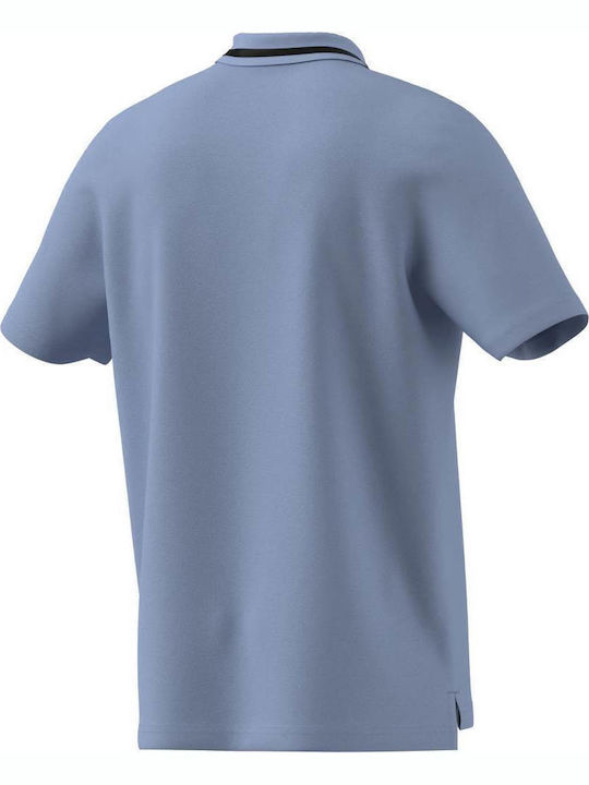 adidas Essentials Polo Μπλούζα Γαλάζια