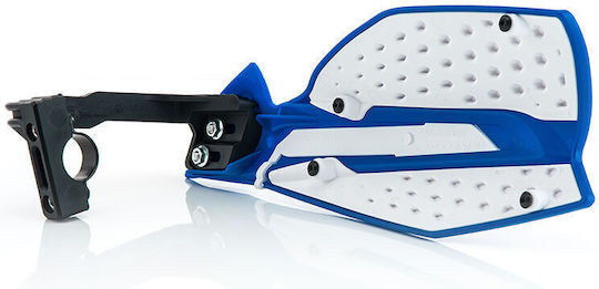 Acerbis Motorcycle Protective Hand Guards X-Ultimate Προστατευτικές Χούφτες Μπλε/Άσπρο in Blue Colour PROS086