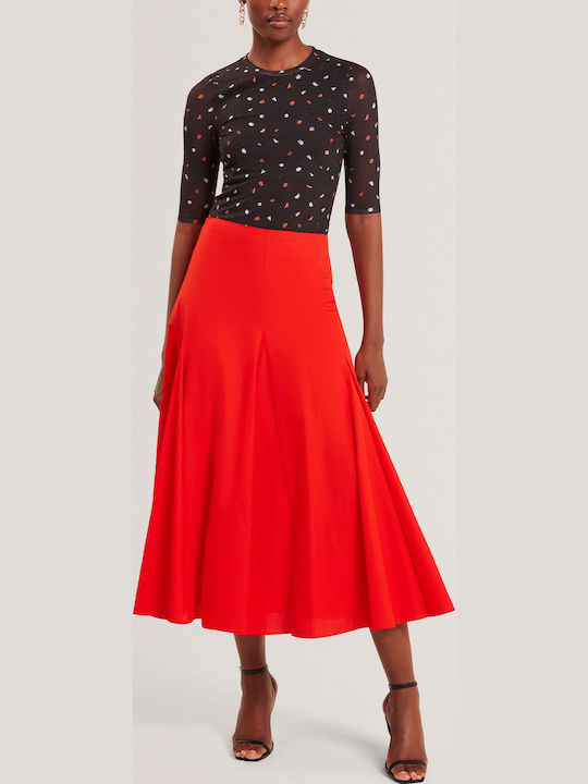 Women's Blouse with Sheerness Black
