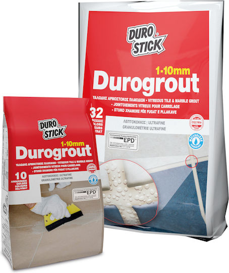 Durostick Tile Joint Filler Acrylic / Water / Epoxy / Flexible White 1kg