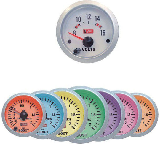 Auto Gauge Car Dashboard Voltmeter Analog Instrument 58mm