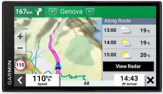 Garmin 6" Display GPS Device DriveSmart 66 MT-D with Bluetooth / USB and Card Slot