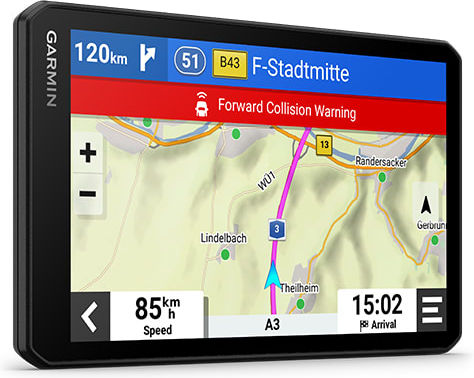 Garmin 7" Display GPS Device DriveCam 76 Europe with Bluetooth / Wi-Fi and Card Slot