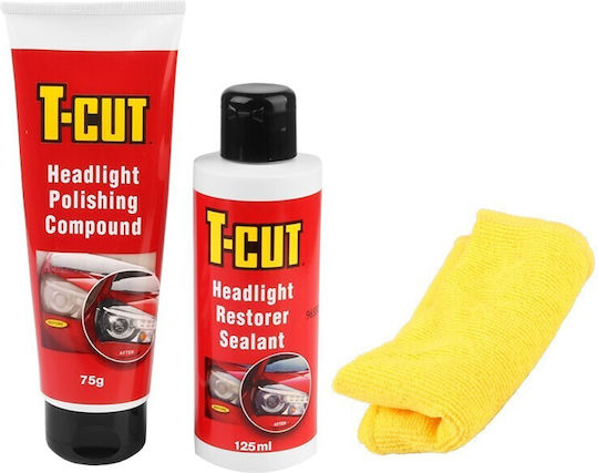 T-Cut Headlight Restoration Kit Salve Възстановяване и Изчистване на Фарове на Автомобили 75гр