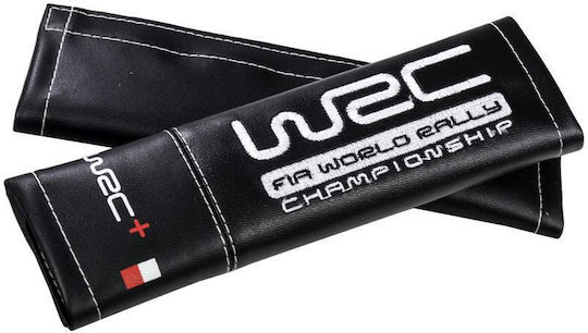 WRC Μαξιλαράκια Ζώνης Αυτοκινήτου Μαύρα 2τμχ
