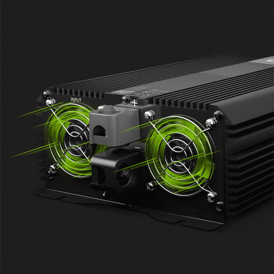 Green Cell Inverter für Autos Modifizierte Sinuswelle 2000W zur Umwandlung von 12V DC in 230V AC