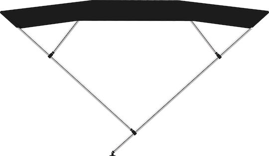 Eval Aluminium Boat Canopy L25xW25cm Black