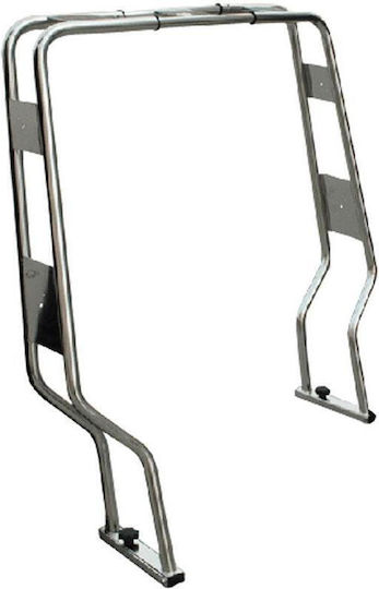 Eval Stainless Steel Boat Roll Bar W156xH120cm Silver