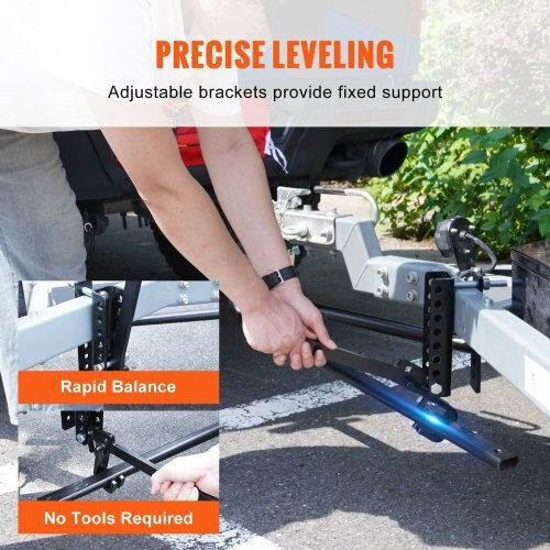 Vevor 1,500lb Weight Distribution Hitch 2-5/16 In Ball 2-in Shank