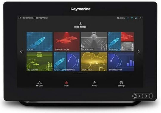 Raymarine GPS / Βυθόμετρο Axiom + RV 9"