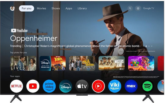 TCL Smart Τηλεόραση 65" 4K UHD Mini LED 65Q6C HDR (2025)