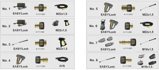 Karcher M22AG-TR22AG Conector plastic