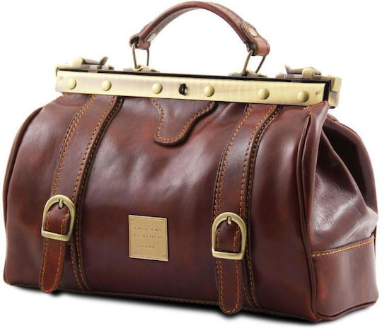 Tuscany Leather Δερμάτινη Ιατρική Τσάντα Mona Lisa σε Καφέ Χρώμα Brown
