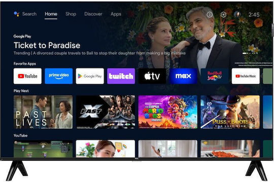 TCL Smart Τηλεόραση 32" Full HD QLED 32V5C HDR (2025)